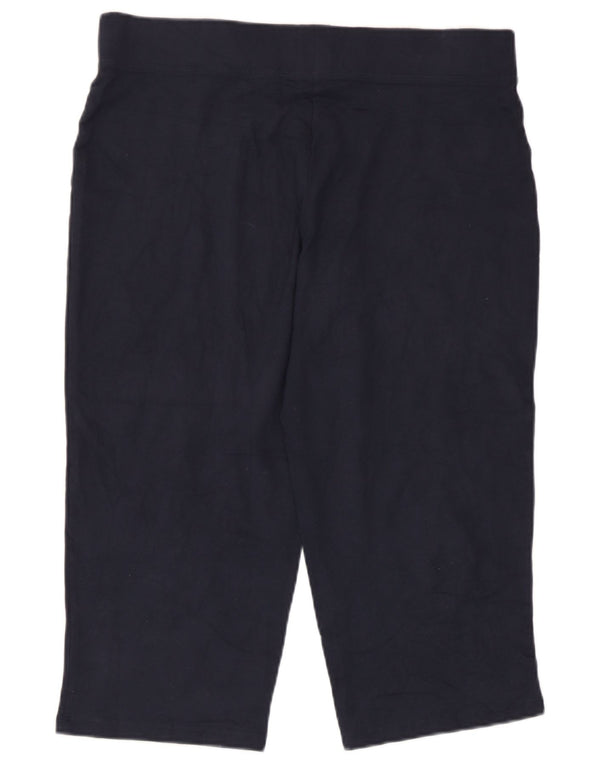 Pantaloni de trening Capri pentru femei Marks & Spencer UK 12 Medium Bleumarin