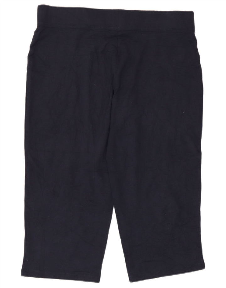 Pantaloni de trening Capri pentru femei Marks & Spencer UK 12 Medium Bleumarin