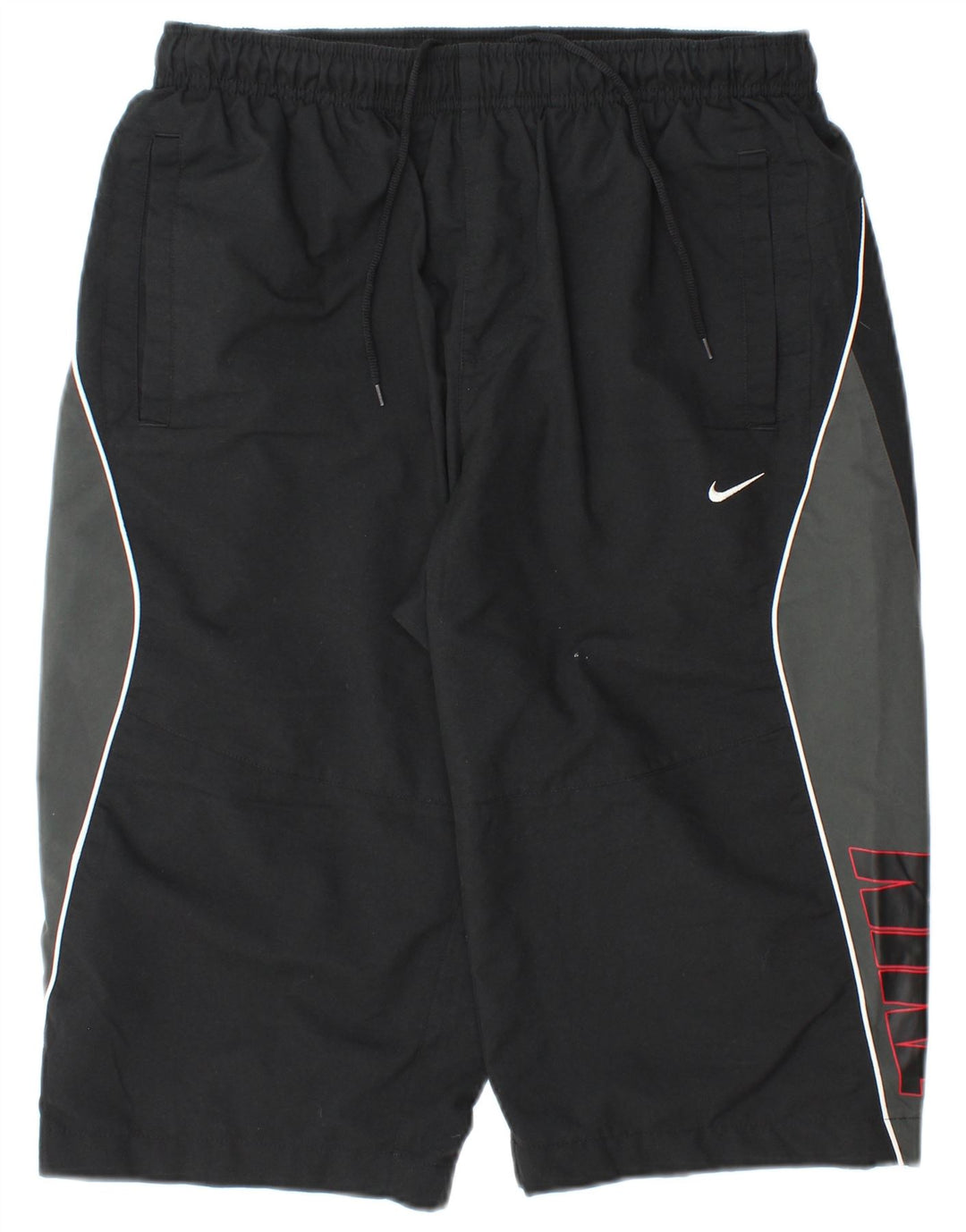 Pantaloni scurți sport pentru bărbați Nike Graphic Bermuda, mediu negru, poliester color bloc