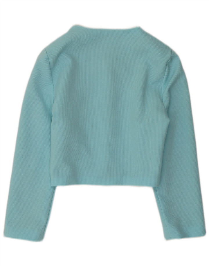 Jachetă Bolero Vintage pentru femei UK 10 Small Blue