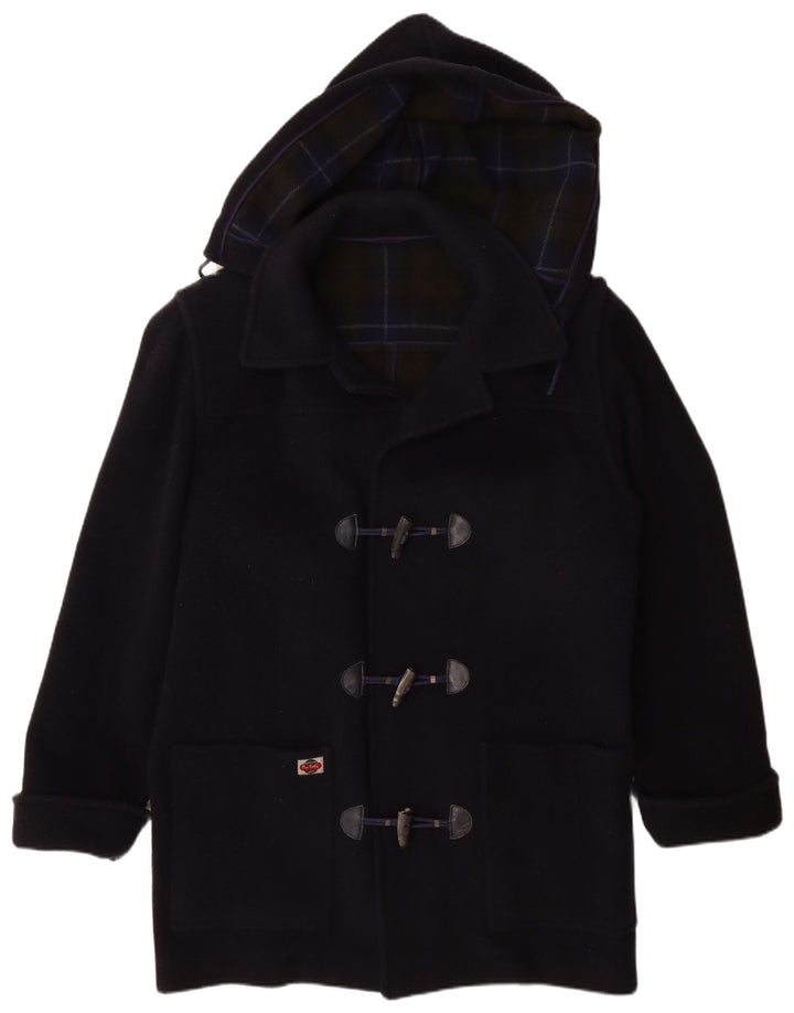 Duffle Coat cu glugă pentru bărbați Pierre Cardin IT 50 mare lână bleumarin
