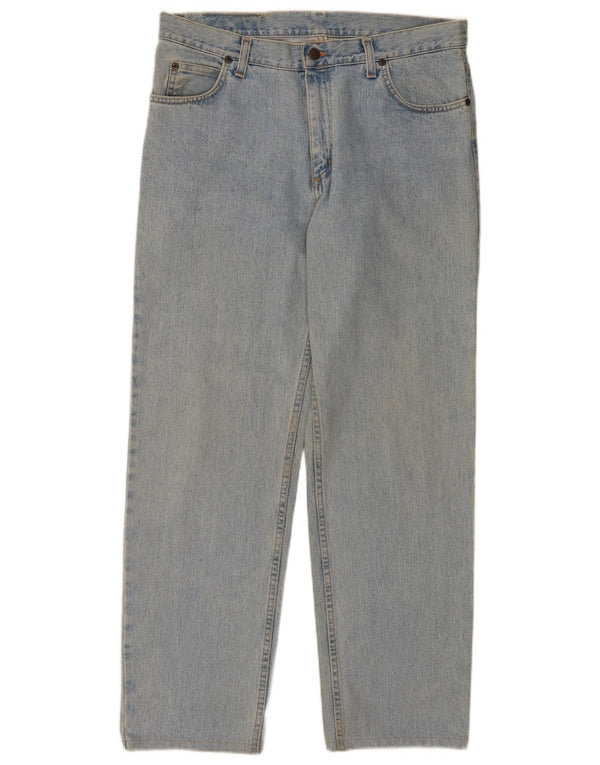 Blugi Lee Brooklyn Straight pentru bărbați W36 L30, bumbac albastru