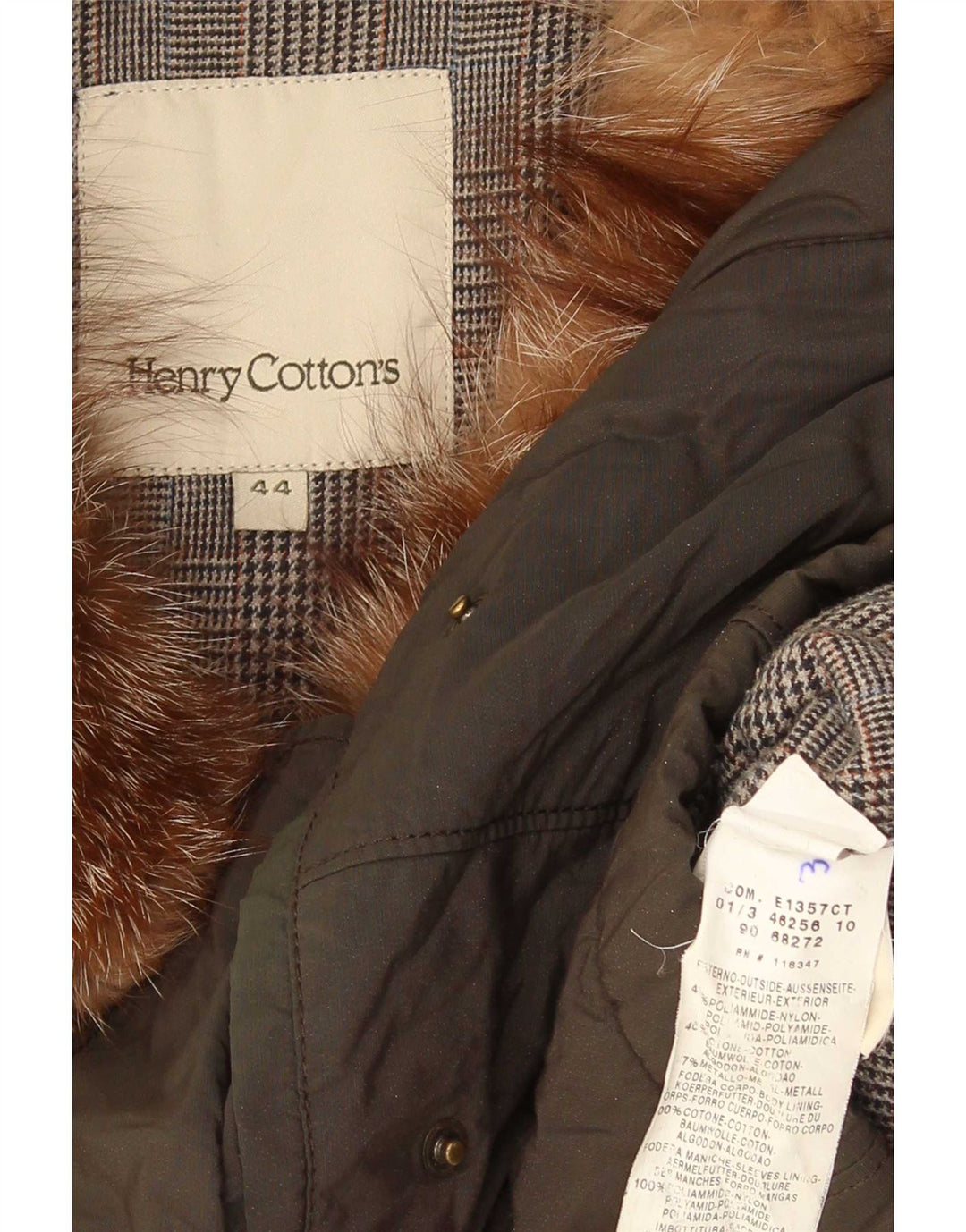 Jachetă parka pentru femei Henry Cottons IT 44 nailon verde mediu