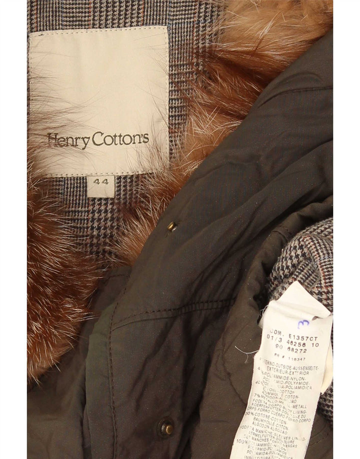 Jachetă parka pentru femei Henry Cottons IT 44 nailon verde mediu