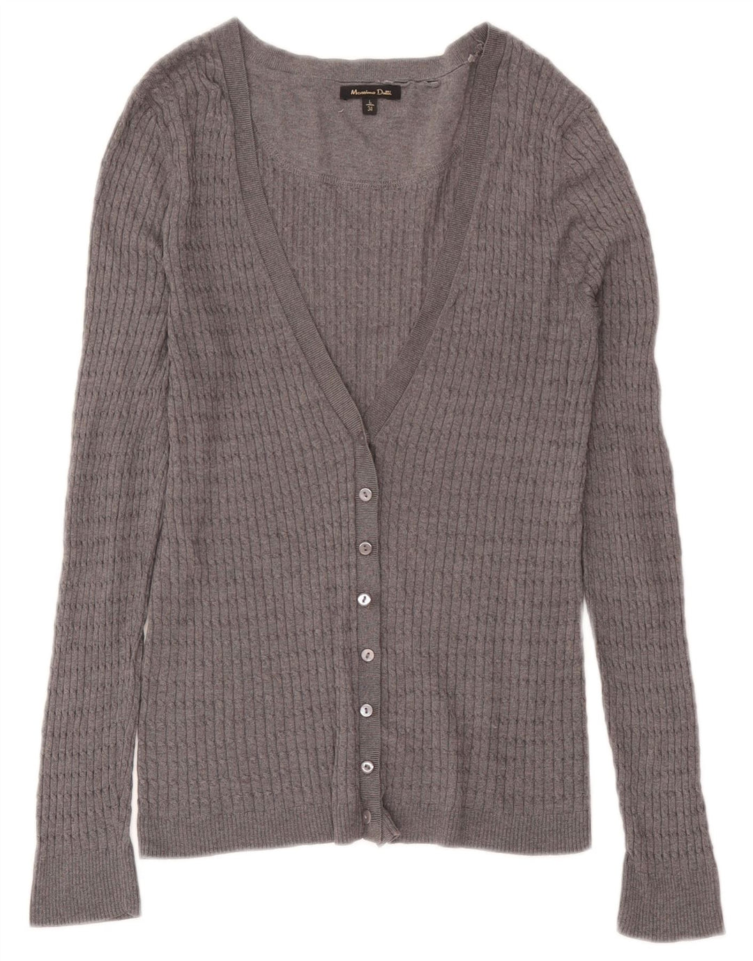 Pulover cardigan Massimo Dutti pentru femei UK 14 mare gri