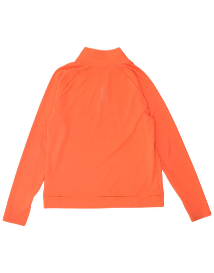 Top de trening Nike Dri Fit Graphic Pulover pentru femei UK 10 Small Orange