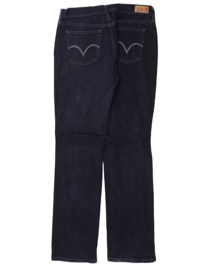 Blugi drepti pentru femei LEVI'S US 8 Medium W29 L32 Bumbac bleumarin