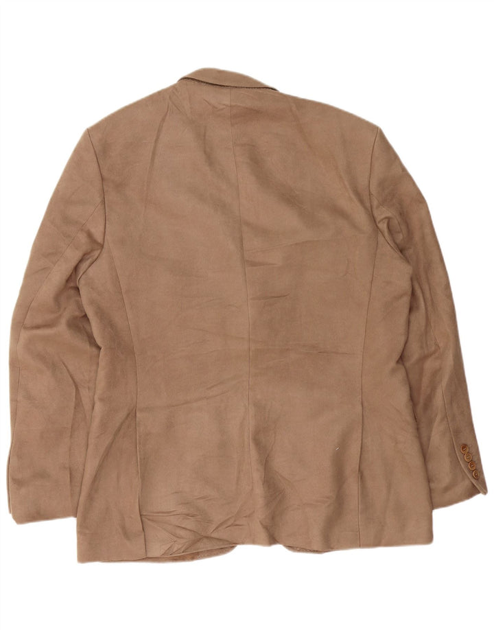 Blazer pentru bărbați Zara cu 2 nasturi EU 54 XL poliester bej