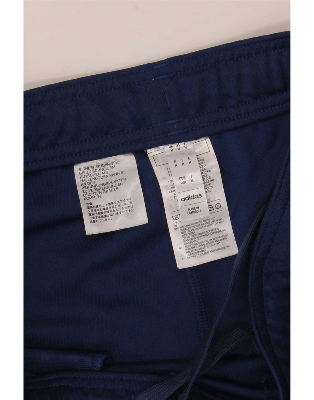 Pantaloni de trening Adidas Aeroready pentru bărbați, poliester mediu albastru bleumarin