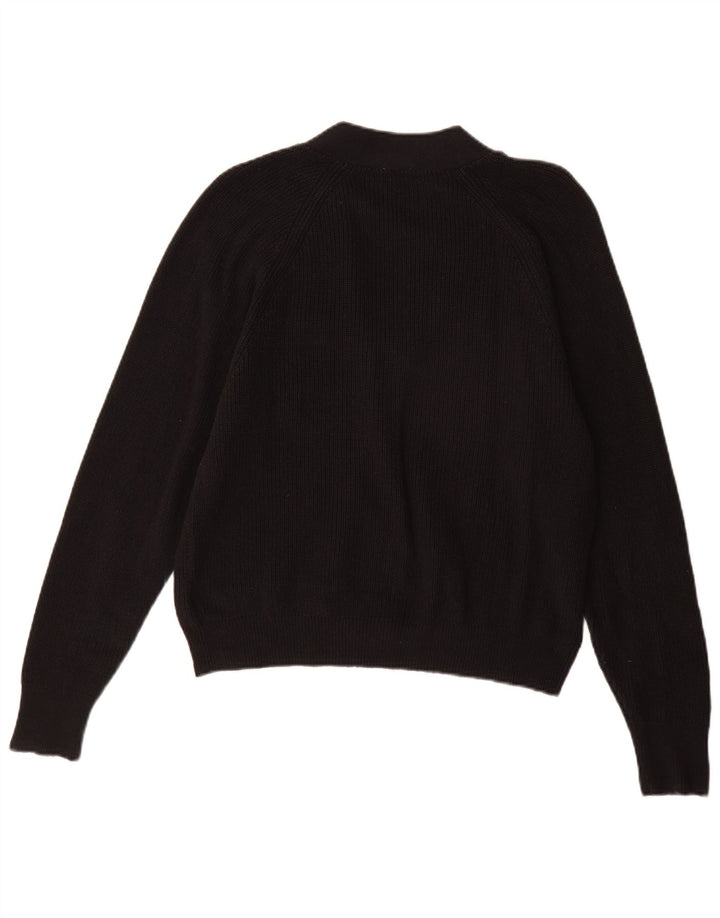 Pulover cardigan pentru femei Gap UK 16 mare, negru, bumbac