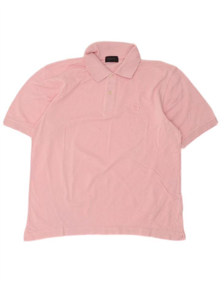 Tricou polo Sergio Tacchini pentru bărbați, roz mediu