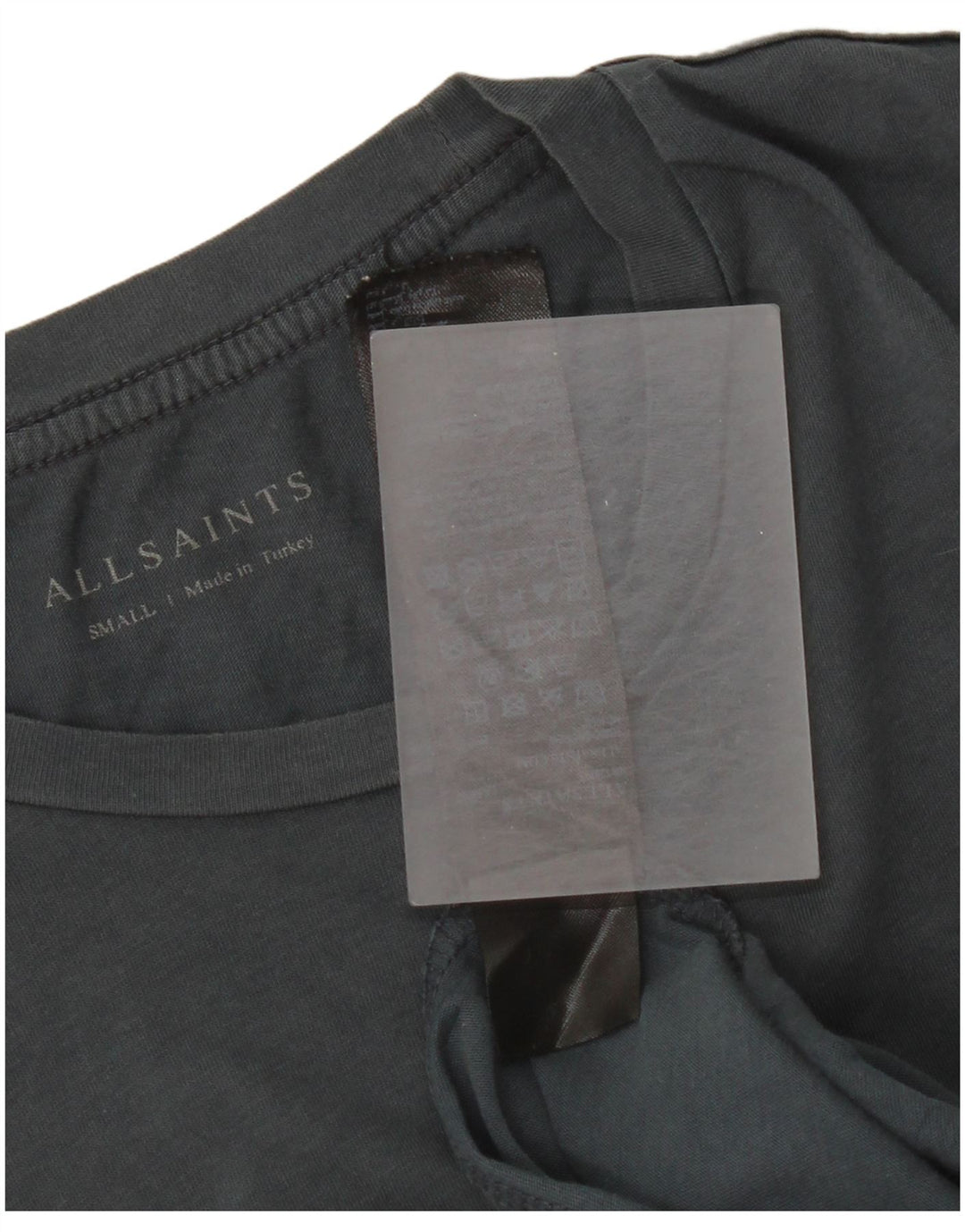 Tricou pentru bărbați All Saints Top mic, gri, bumbac