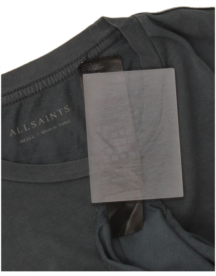 Tricou pentru bărbați All Saints Top mic, gri, bumbac