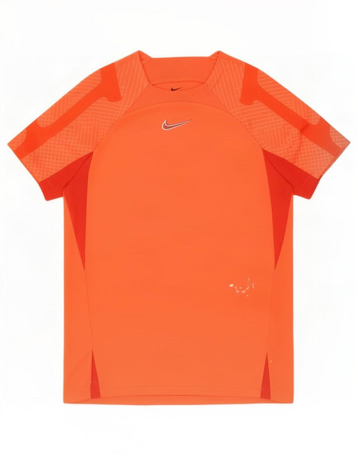 Nike Tricou grafic pentru bărbați Top Mediu Portocaliu Colorblock Poliester