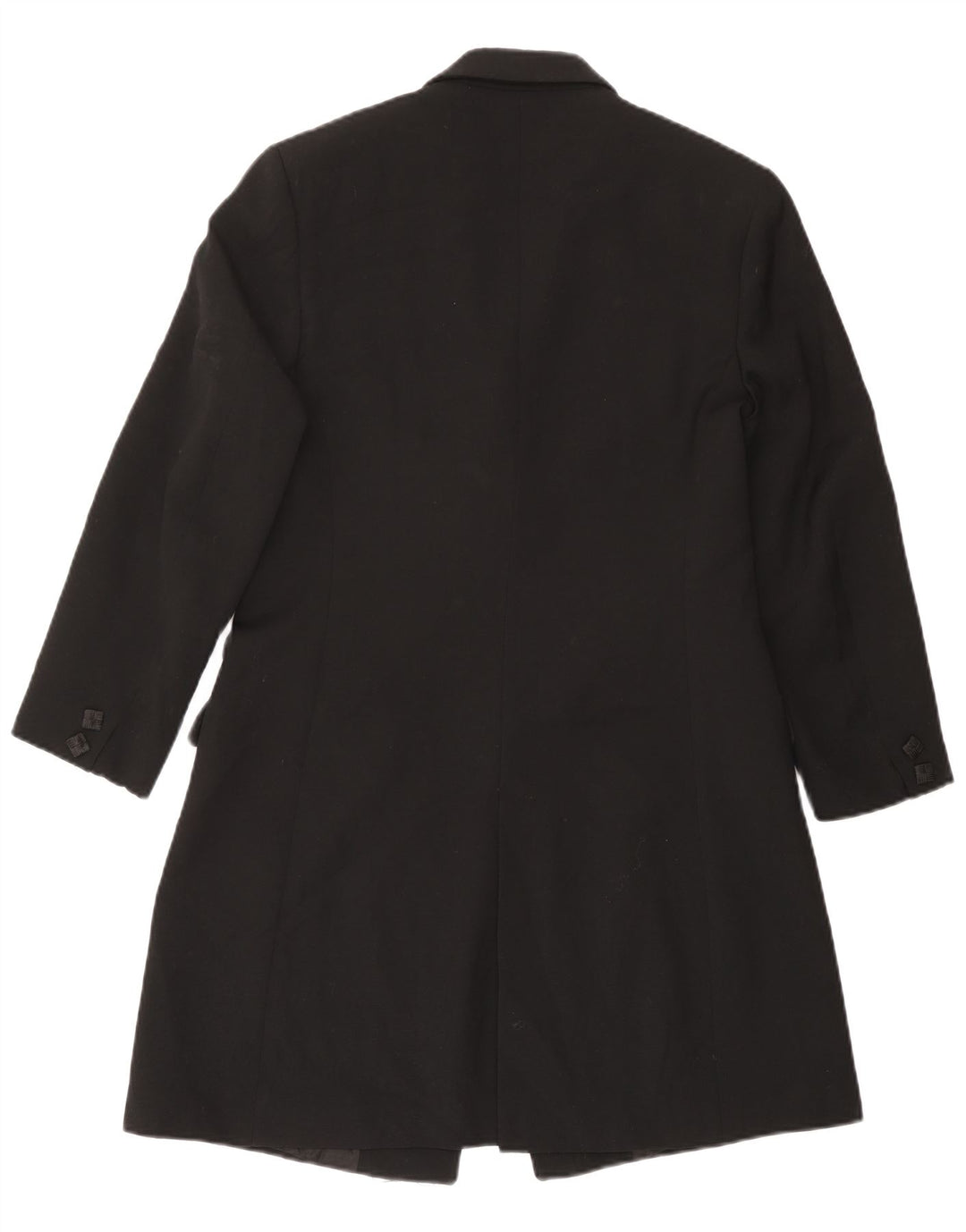 Jachetă vintage pentru femei cu paragate cu 4 nasturi, UK 14, negru mediu