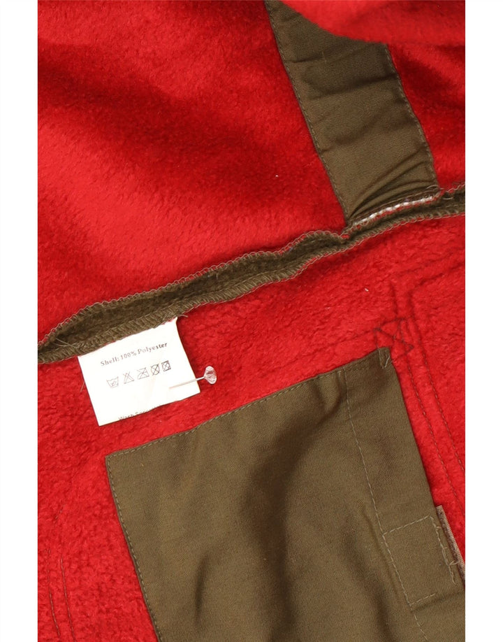 Jachetă fleece pentru bărbați Deerhunter, cu ajustare largi, UK 38 Medium Khaki Colorblock