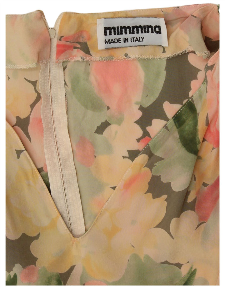 MIMMINA Rochie teacă pentru femei UK 12 Medium Multicolor Floral