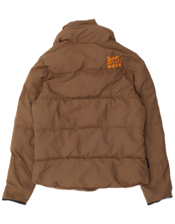 Jachetă căptușită Superdry pentru femei UK 14 Medium Beige Nylon