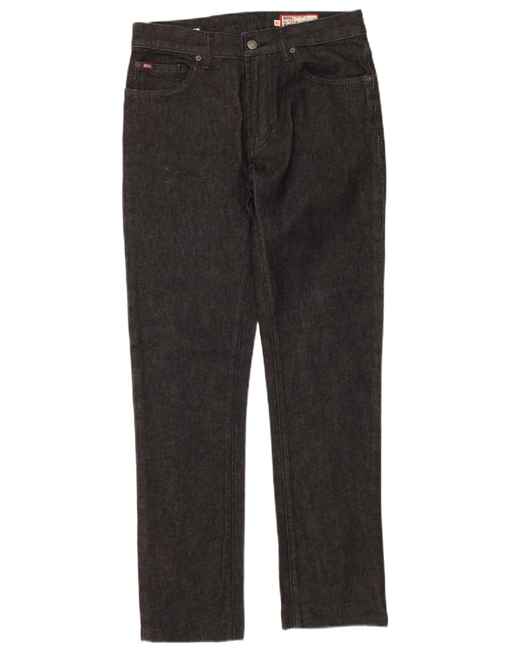 RIFLE Blugi Bruce Regular drepte pentru femei W31 L32 bumbac negru