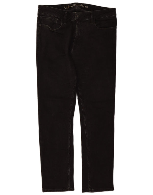 Calvin Klein Jeans drept bărbați W34 L30 bumbac negru