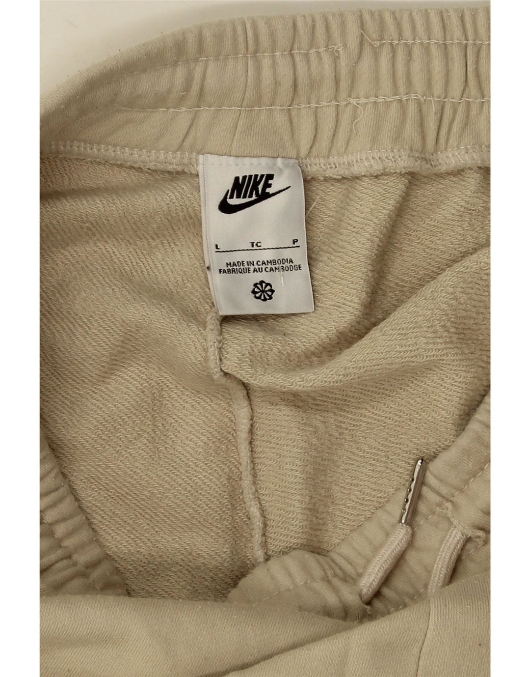 Pantaloni scurți sport grafic Nike pentru bărbați, mari, bej