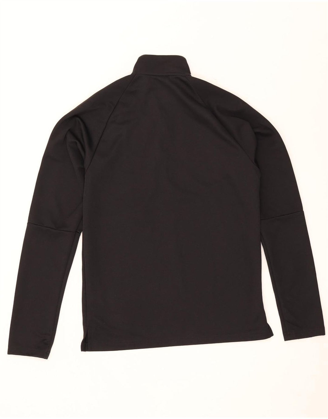 Adidas pentru bărbați Climalite Zip Neck Pullover Trening Top Mic Negru Poliester