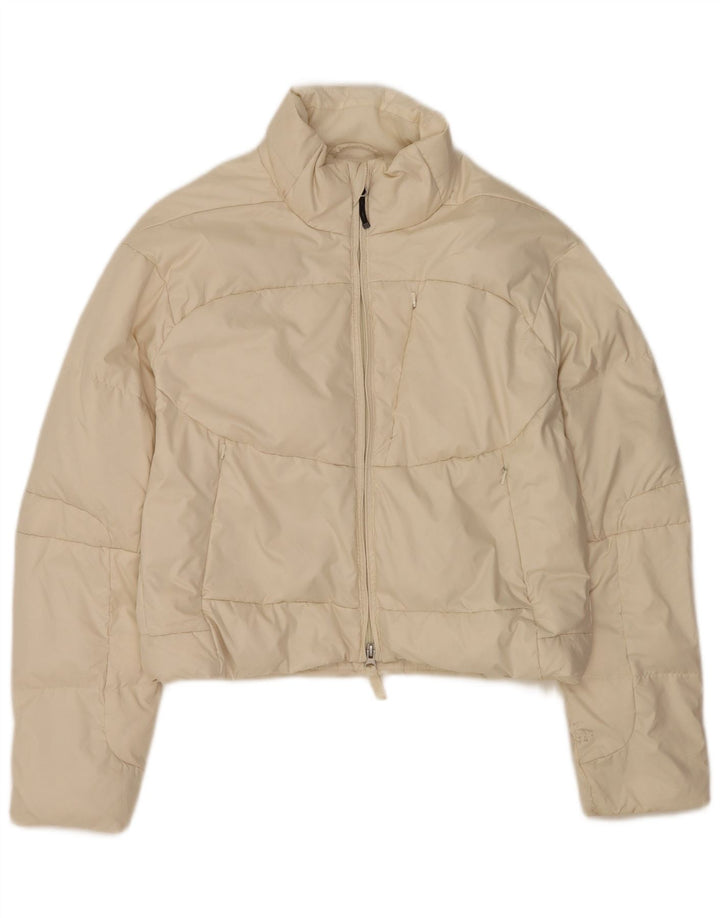Jachetă căptușită pentru femei Ralph Lauren UK 14 Poliester alb mediu mediu