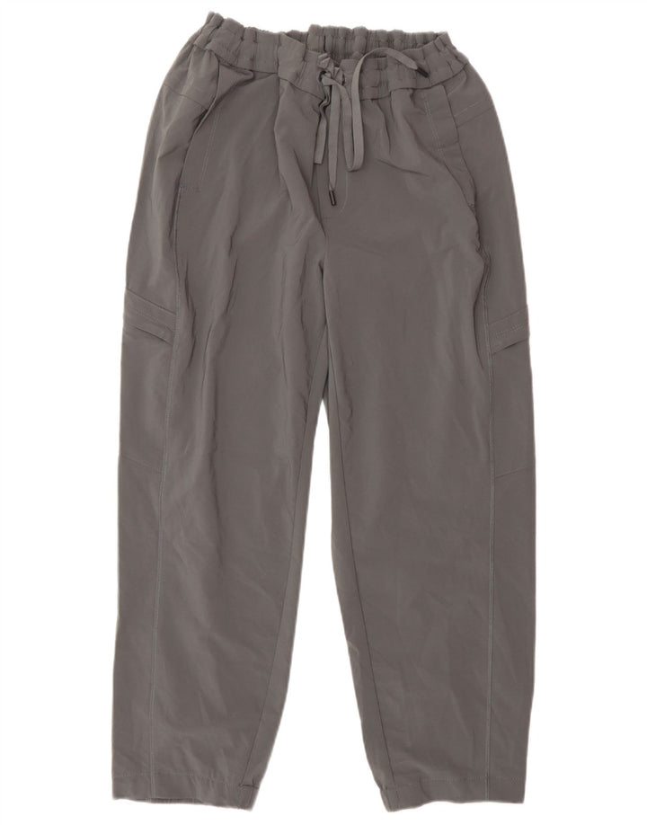 Eddie Bauer Pantaloni cargo crop pentru femei Mediu L30 L24 Poliester gri