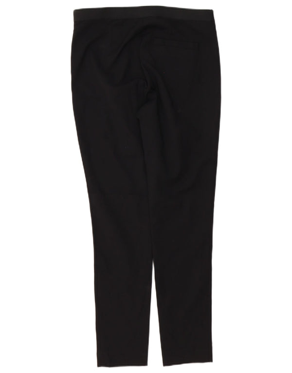 FRENCH CONNECTION Pantaloni casual subțiri pentru femei UK 12 Medium W28 L28 Negru
