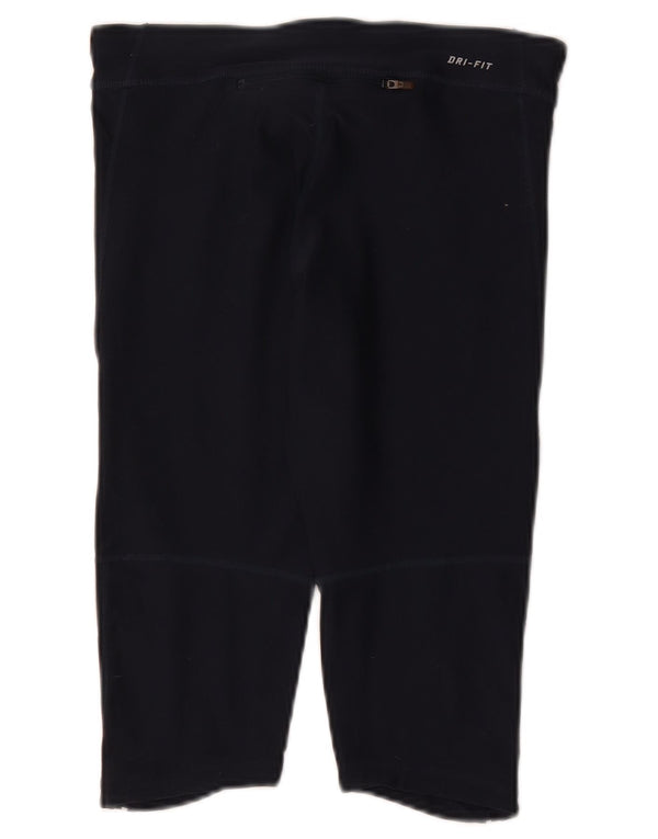 Leggings Capri Nike pentru femei UK 10 Mici, bleumarin, poliester Sport