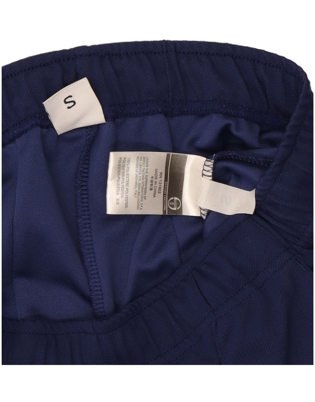 Sergio Tacchini Pantaloni de trening pentru femei UK 8 Poliester bleumarin mic