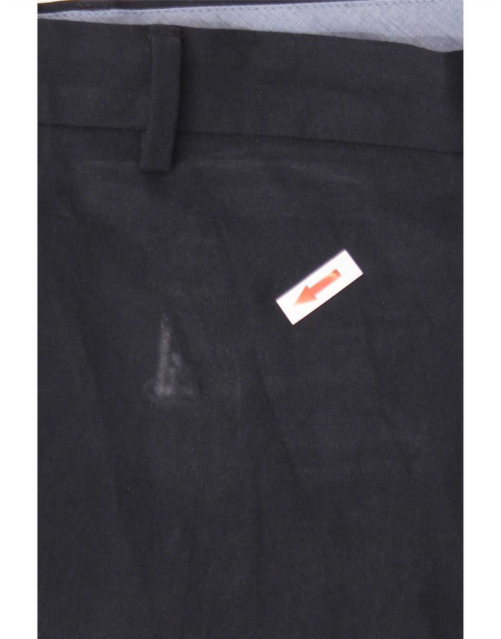 Pantaloni tăiați obișnuiți pentru bărbați Marks & Spencer L44 L26 Poliester bleumarin