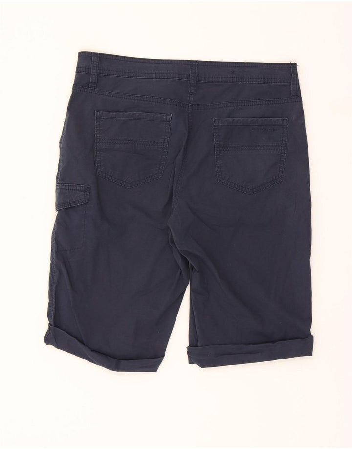 DKNY Womens Cargo Shorts US 6 Medium W32  Navy Blue Cotton Vintage Dkny and Second-Hand Dkny from Messina Hembry 