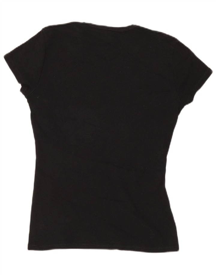 Tricou grafic BENETTON pentru femei Top UK 8 Small Black
