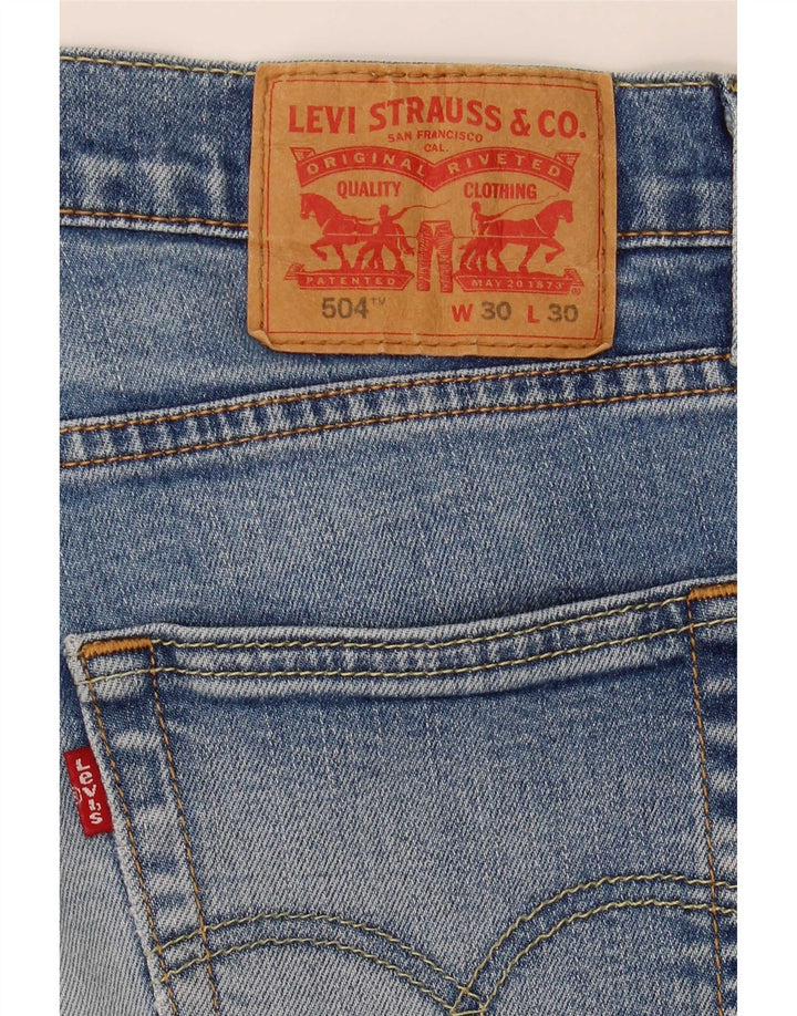 Pantaloni scurți Levi's 504 Denim W30 Medium Blue