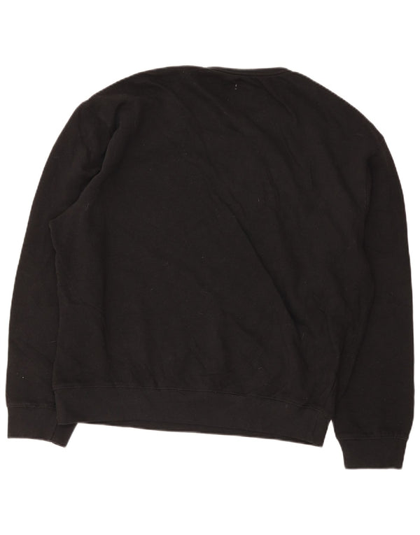 Hanorac grafic Gap pentru bărbați Jumper XL bumbac negru