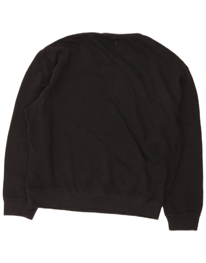 Hanorac grafic Gap pentru bărbați Jumper XL bumbac negru