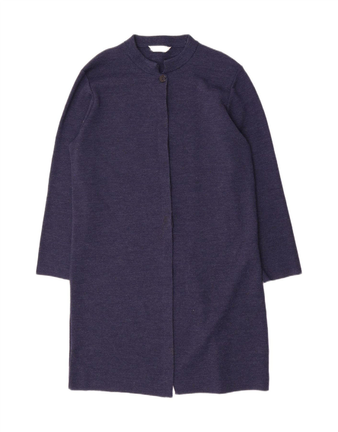 Pulover cardigan cu paragate pentru femei Marks & Spencer UK 16 mare, lână bleumarin