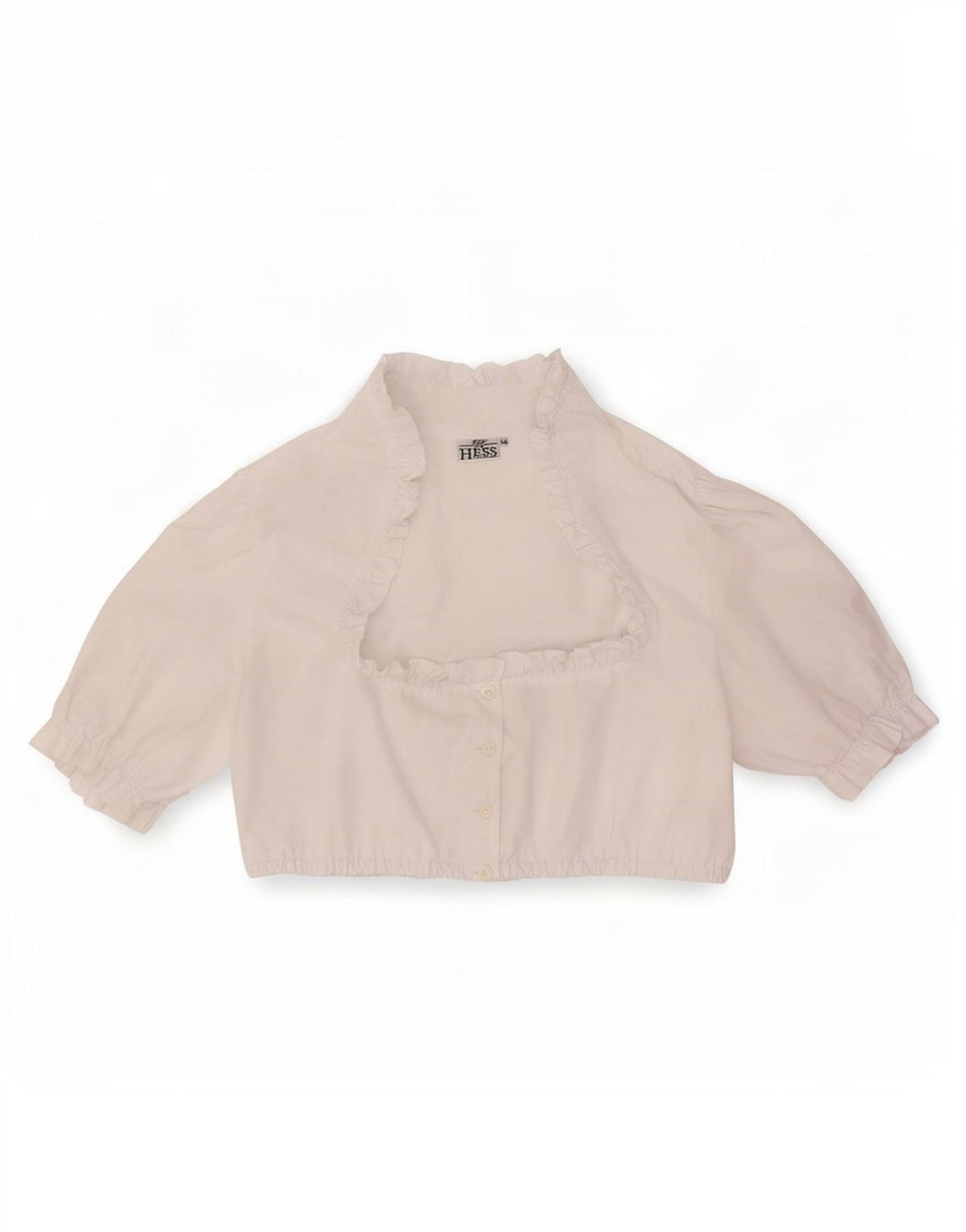 Crop Top pentru femei Hess Frackmann IT 44 Poliester alb mediu