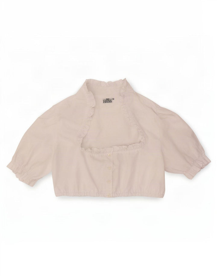 Crop Top pentru femei Hess Frackmann IT 44 Poliester alb mediu