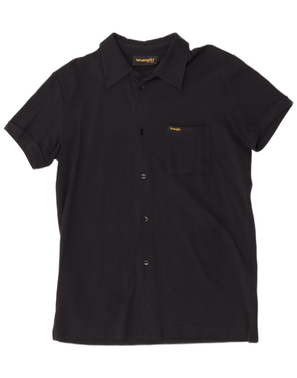 Cămașă cu mânecă scurtă pentru bărbați Wrangler 2XL poliamidă neagră