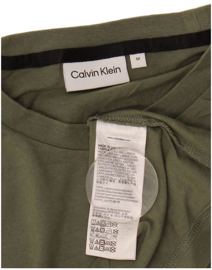 Tricou grafic Calvin Klein pentru bărbați Top Medium Khaki Bumbac