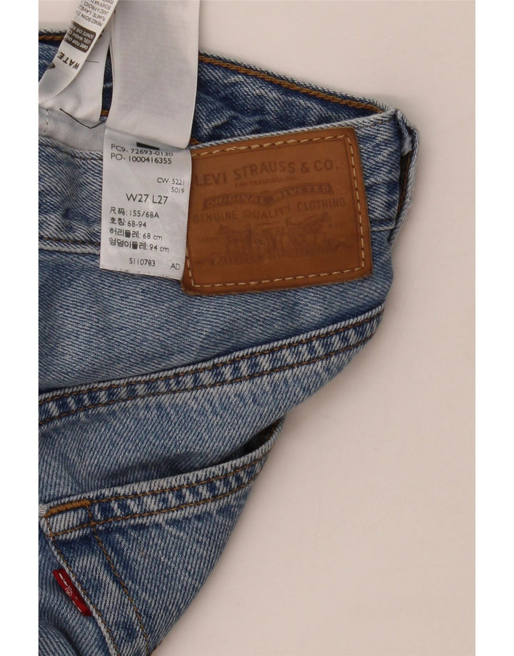 Blugi drepti pentru femei LEVI'S Ribcage W27 L27 Bumbac albastru