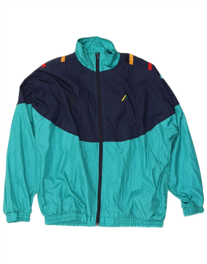 Jachetă de trening pentru bărbați VINTAGE XL, albastru, color block