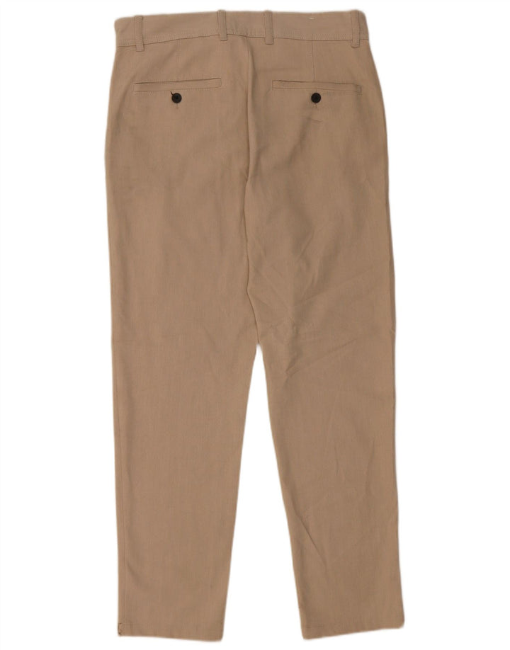 Pantaloni chino slim pentru bărbați Zara EU 38 Mici L30 L28 Bej Poliester