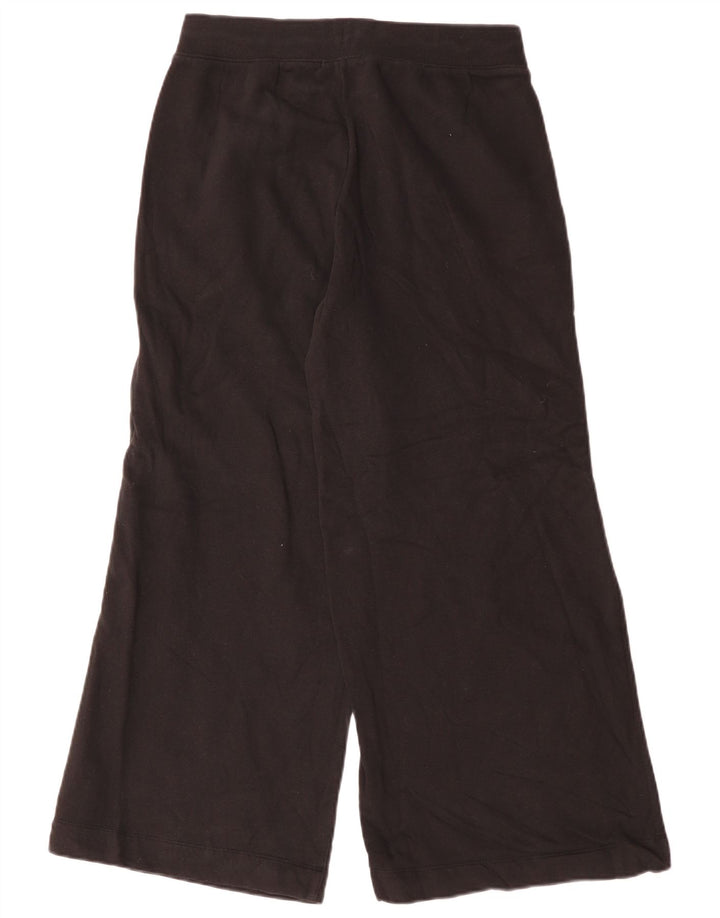 Pantaloni de trening pentru femei Marks & Spencer cu picioare largi UK 12 Medium Black