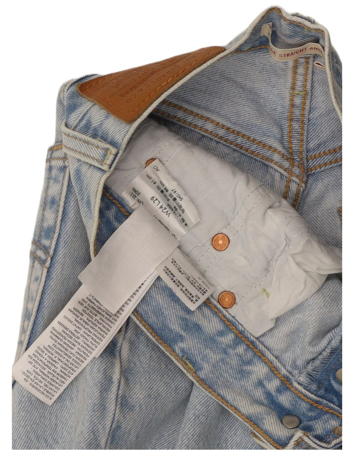 Blugi drepti pentru femei Levi's Ribcage W24 L29 Bumbac albastru