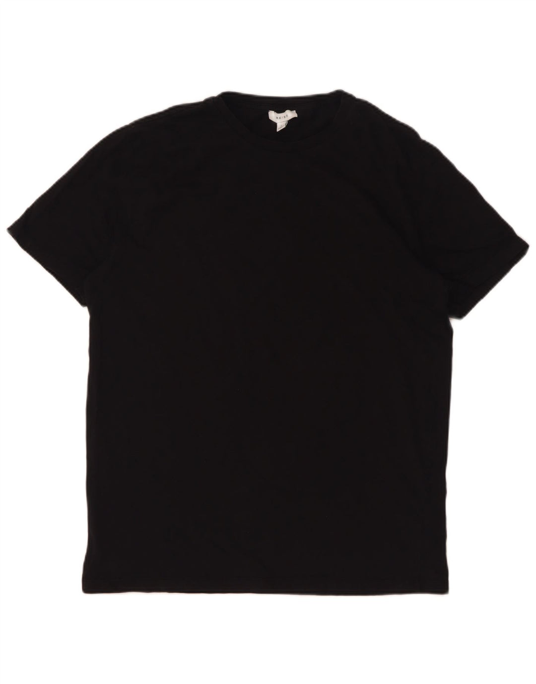 Tricou pentru bărbați Reiss Top mare din bumbac negru