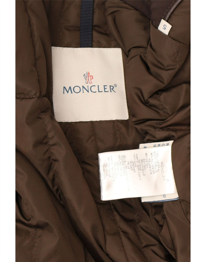 Jachetă Utilitară Căptușită Moncler pentru bărbați, poliester maro 2XL