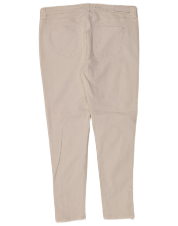 MARKS & SPENCER Blugi skinny autograf pentru femei W34 L28 alb